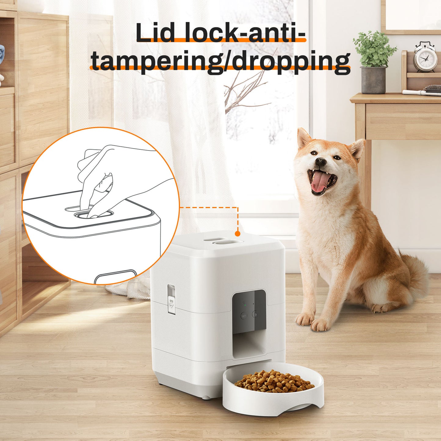 2025 WiFi Smart Pet Feeder – 2L Automatic