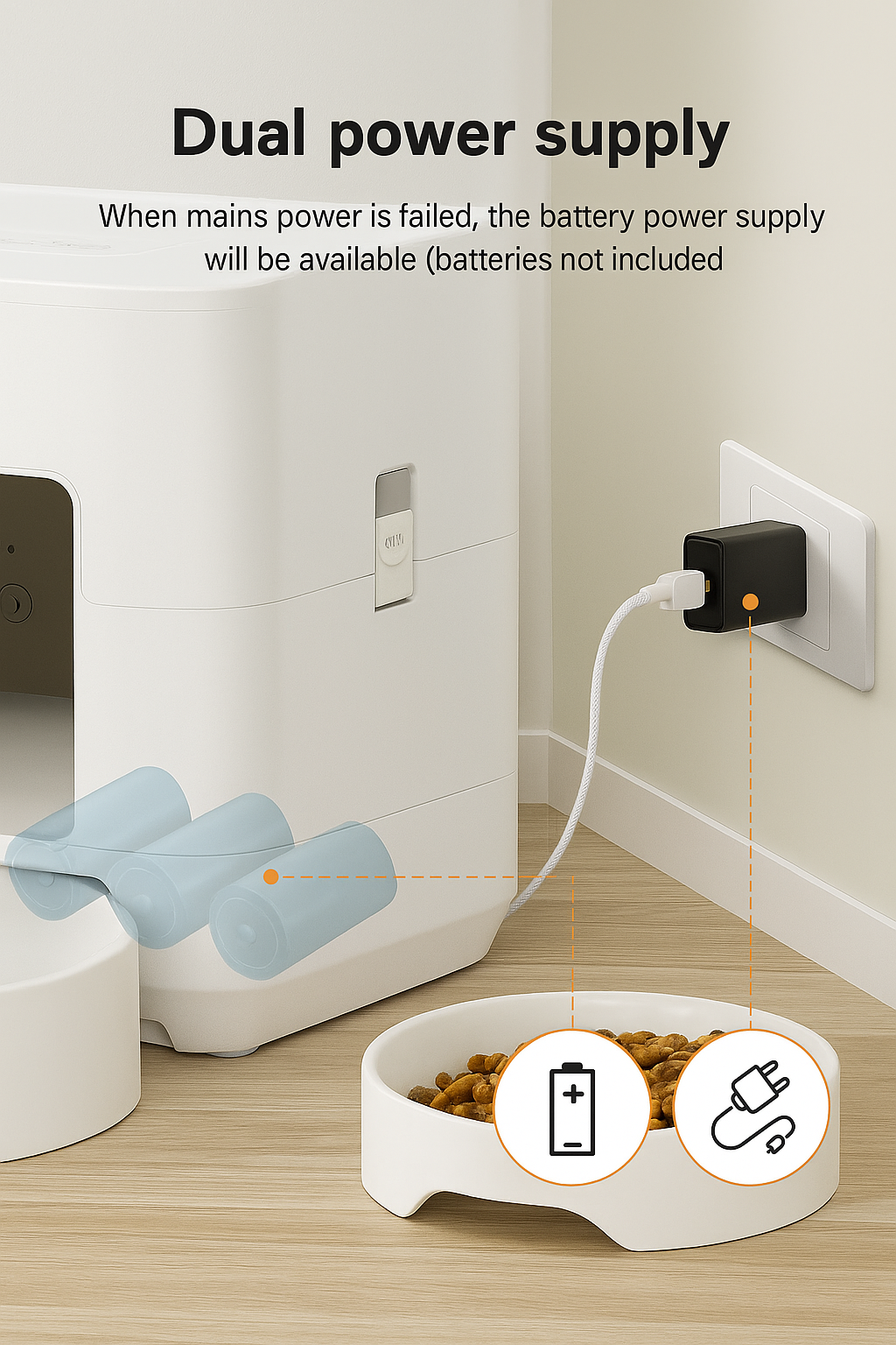 2025 WiFi Smart Pet Feeder – 2L Automatic