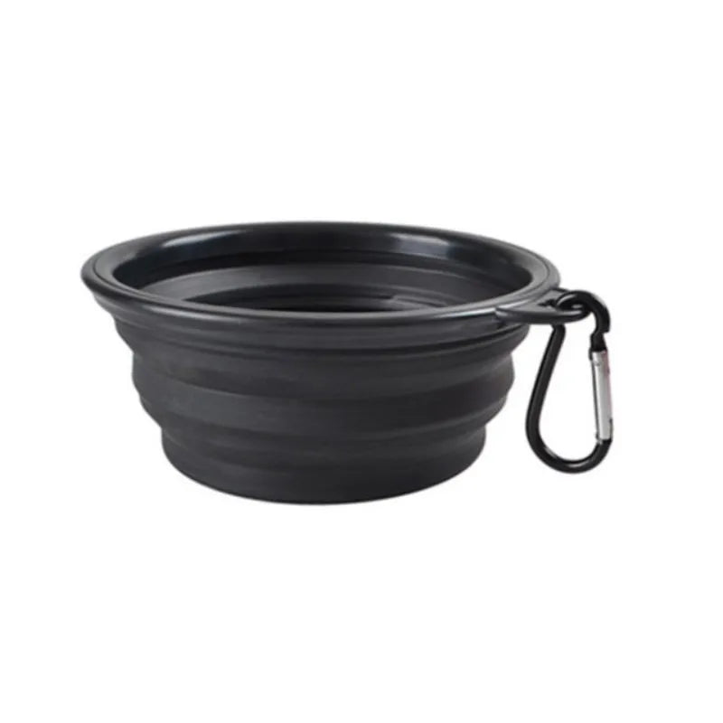 Durable Collapsible Pet Bowl – Foldable Silicone Food & Water Dish